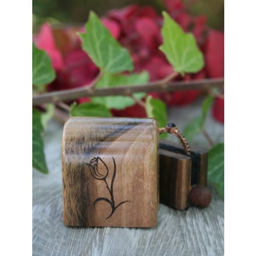 Wood ring box - Ajna