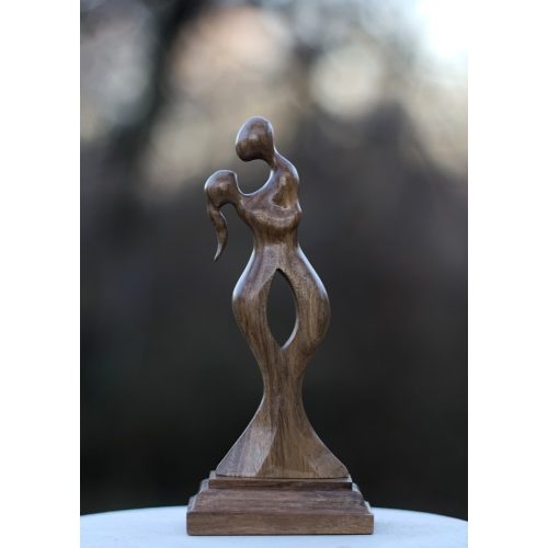 You and Me - Carved Statue